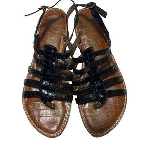 Sam Edelman Hamilton Caged Sandals Size 8.5 black